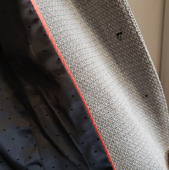 Tristan Classic Structured Blazer Pink Blue Diamond Graphic Woman Size One - Picture 14 of 16